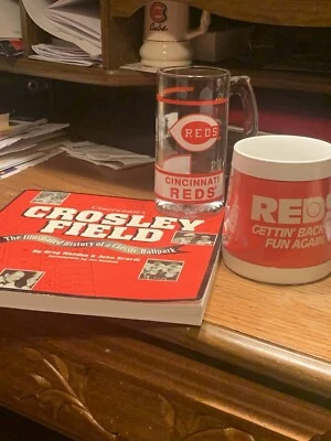 Cincinnati Reds (2) Mugs Plus Crosley Field Illustrated History - Image 1 of 4