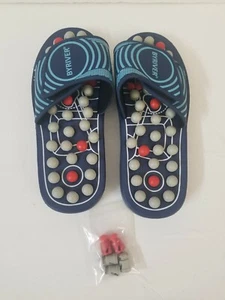 BYRIVER Acupressure Stimulation Foot Massager Slippers Sandals Shoes Size Small - Picture 1 of 9