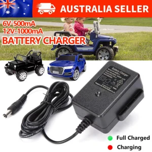 6V/12V Kids Car Battery Charger Electric Toys Motorcycle Scooter Power Adapter - Picture 1 of 22