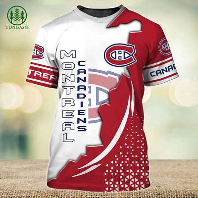 Camiseta Montreal Canadiens, Camiseta Unisex Equipo de Hockey, Regalo de Navidad para Hombre Foto 1 de 4