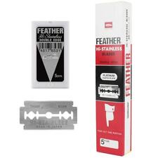 Feather Hi-Stainless Double Edge Shaving Razor Blades - Pack of 100
