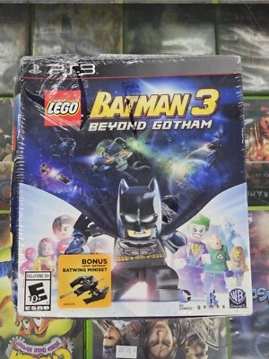 Lego Batman 3 Beyond Gotham Playstation 3 PS3 Big Box Bonus Batwing Miniset NEW - Image 1 of 4
