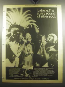 1974 Patti LaBelle Nightbirds Album Ad - Labelle. The sultry sound of silver - Picture 1 of 1