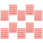 100 Pcs Shatterproof Labels Warning Fragile Stickers