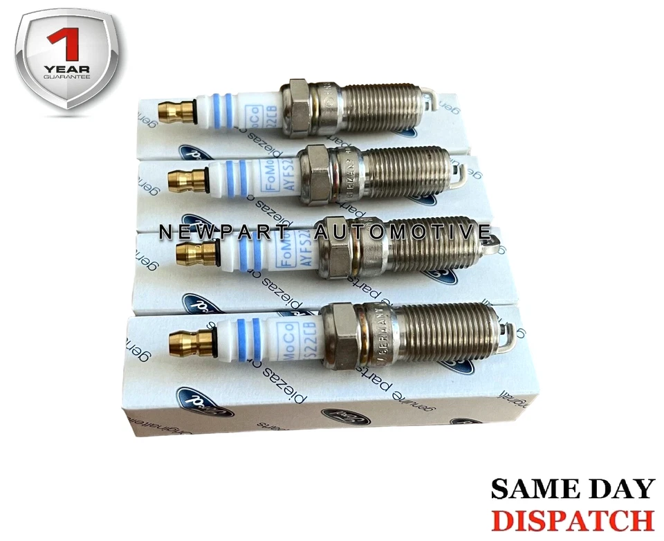 x4 SPARK PLUGS for FORD FOCUS MK1 MK2 CMAX FUSION MONDEO MK1 MK4 TRANSIT CONNECT - Image 1 of 1