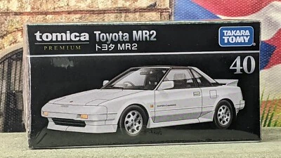 TOMICA PREMIUM #40 TOYOTA MR2 1/60 SCALE NEW IN BOX USA STOCK!!! - Image 1 of 4