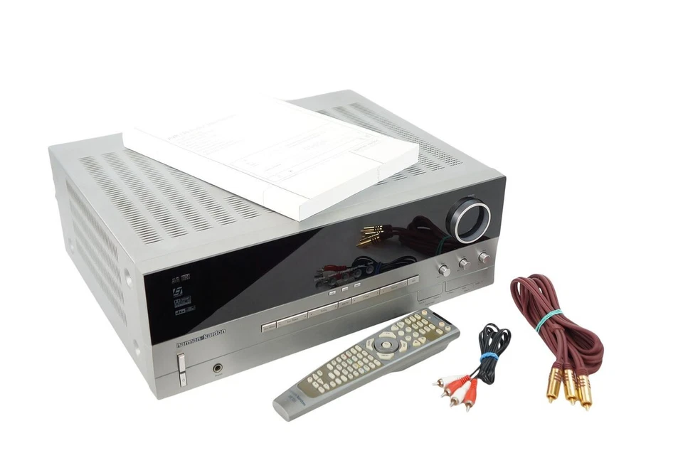 ✅Harman Kardon AVR 135 Dolby Digital DTS 6.1 Receiver Silber✅ - Bild 1 von 4