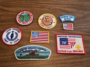 Vintage Boy Scout Patches Lot Of 8 - Picture 1 of 1