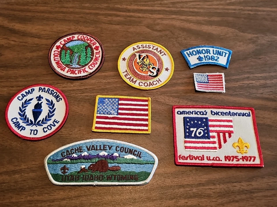 Vintage Boy Scout Patches Lot Of 8 - Image 1 of 1