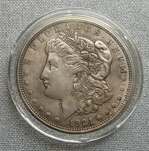 Dólar de plata circulado Morgan 1921-P - Imagen 1 de 2