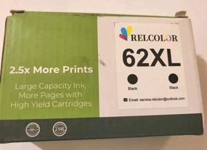 RECOLOR 62XL Black / Tri-Color Cartridge - 2.5x More Prints - Picture 1 of 6
