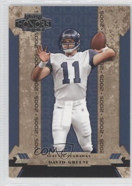 2005 Playoff Honors Rookie /699 David Greene #116 Rookie RC - Image 1 of 2