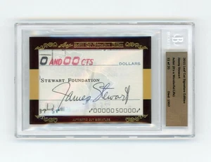 Jimmy Stewart 2011 Leaf Cut Signature Edition 11/20 Autographed SP BAS COA Auto - Picture 1 of 2