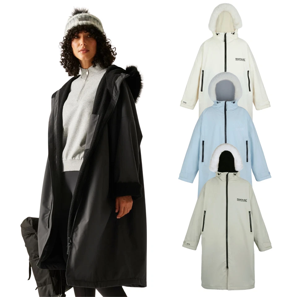 Regatta Mujer Unisex Exterior Rugby Playa Impermeable Largo Seco Cambiador Bata Pro Foto 1 de 1