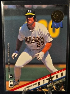 1993 LEAF GOLD ALL-STARS MARK MCGWIRE & WILL CLARK #11 of 20 NR MINT / MINT!!! - Picture 1 of 2
