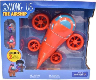JUST TOYS INTL Among Us The Airship JTAU-6891 Spielset mit 2 exklusiven Mini Figuren