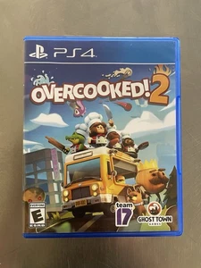 Overcooked! 2 (Sony PlayStation 4, 2018) PS4 Cleaned & Tested VG Ghost Town - Picture 1 of 3