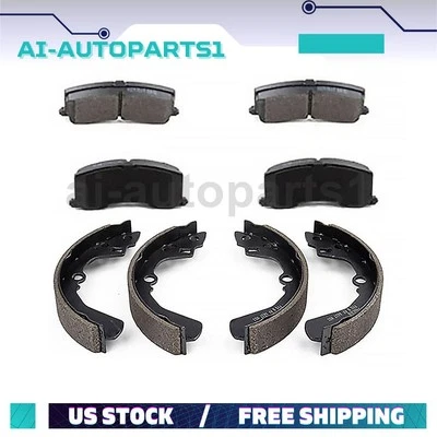 Kit de pastillas de freno delanteras y zapatas de freno traseras para Suzuki Esteem 1995 - 2000 2001 2002 Foto 1 de 4