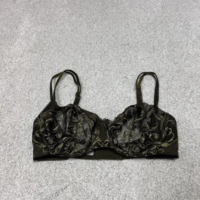 Victoria’s Secret Bra Unlined Demi Green Size 32DD - Image 1 of 4
