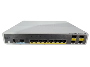 Cisco WS-C3560CG-8PC-S | 8-Port Gigabit PoE Silent Switch | 2x Dual Uplink ! - Picture 1 of 6