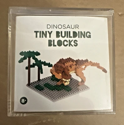 Tyrannosaurus Rex T-rex Dinosaur Mini Block Building Tiny Toy Blocks New Free SH - Image 1 of 4