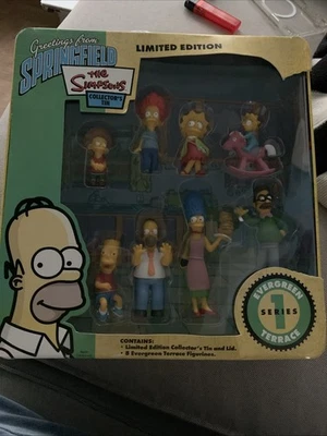 The Simpsons Limited Edition Sammlerblech Serie 1, 8 Figuren. Ungeöffnet. - Bild 1 von 4