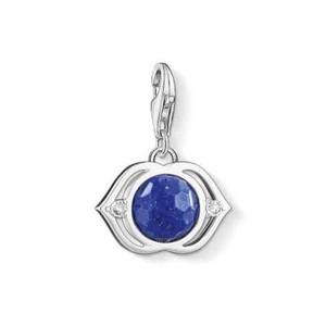 Thomas Sabo CC1329 Lapis Lazuli Lotus Charm Sterling Silver RRP $95 - Bild 1 von 5
