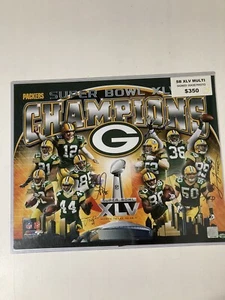 Packers XLV Nick Collins Donald Driver AJ Hawk Jennings Jones signiertes 16x20 Foto - Bild 1 von 10