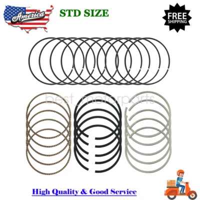 New Piston Rings STD For Volvo S40 S60 S80 C30 C70 XC90 2.4 2.5 L5 B5244S B5254T Foto 1 de 4