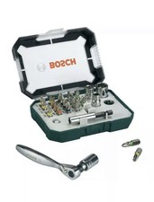 Bosch Set inserti e Bussole 26pz con Cricchetto attac 1/4' reversibile magnetico