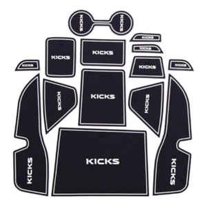 Alfombrillas de ranura para puerta de ala blanca luminosa 14 piezas para KICKS 2017-2018 - Imagen 1 de 10