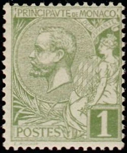 MONACO stamp timbre N° 11 " prince ALBERT 1er 1 C " NEUF XX TTB - Imagen 1 de 1