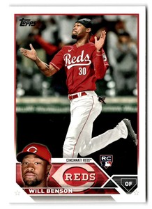 2023 Topps WILL BENSON Rookie Card #339 RC Cincinnati Reds