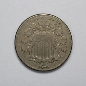 1870 Shield níquel - Imagen 1 de 3