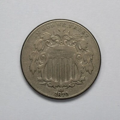 1870 Shield Nickel - Image 1 of 3