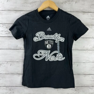 Brooklyn Nets Adidas WNBA Niñas Negra Baloncesto Camiseta Pequeña 7-8 Nueva Sin Etiquetas Foto 1 de 4
