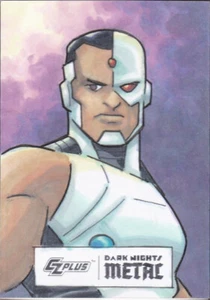 2024 Cryptozoic DC Comics Dark Nights Metal Paul Hill Sketch card Of Cyborg - Picture 1 of 1