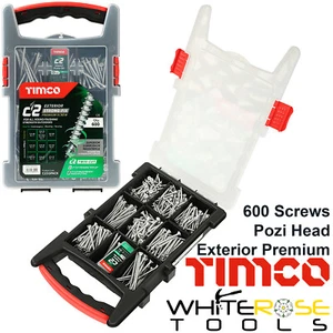 TIMCO C2 Exterior Strong Fix Premium External Screws Pozi 600pc Decking Fencing - Picture 1 of 8