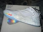Nike Adapt Bb 2.0 Mag Wolf Grey / White Trainers - Uk 10 (sneakers, Self Lacing)