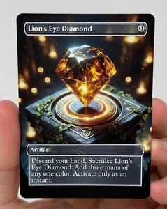 Lion's Eye Diamond Proxy Card with Custom designed art - Picture 1 of 2