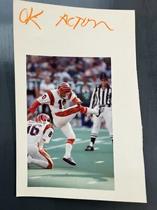 1982 JIM BREECH CINCINNATI BENGALS TOPPS FOOTBALL PHOTO PROOF FOR ACTUAL CARD - Picture 1 of 2