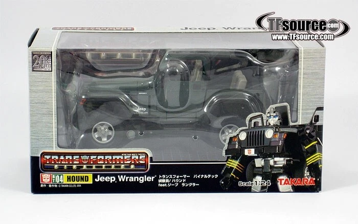 Takaratomy Transformers Binaltech BT-04 Hound featuring Jeep Wrangler - Image 1 of 4