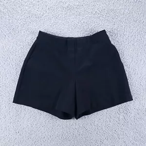 Spanx Shorts Womens Medium Black Perfect A Line Stretch Casual High Rise - Picture 1 of 10