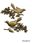 Vintage 1967 Dart Syroco Birds on Dogwood Branches Lot of 2