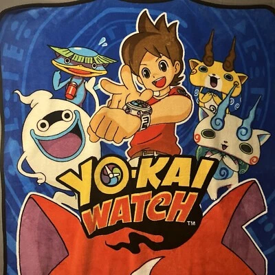 Yo-Kai Reloj Manta Tiro 45x60 Dibujos Animados Anime Peluche Multicolor Suave Cómodo Acogedor Foto 1 de 4