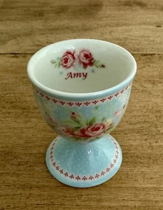 Greengate Eierbecher * Egg Cup AMY PALE BLUE # RAR* Vitrinenstück - Bild 1 von 6