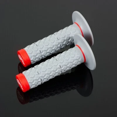 HONDA CRF450R CRF450RX RENTHAL COMFORT GRIPS SOFT/FIRM GREY/RED MOTOCROSS ENDURO - Image 1 of 4