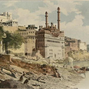 India Lahore 1890s Book w/ color photos of Varanasi Agra Amritsar Pakistan Tombs - Picture 1 of 1