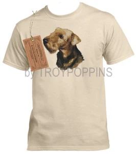1-CAMISETA PARA HOMBRE WEAR-AIREDALE TERRIER RAZA PERRO MASCOTA CACHORRO AMANTE GRÁFICO IMPRESO - Imagen 1 de 5