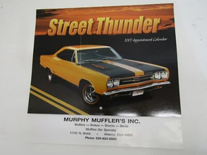 OLD 2007 STREET THUNDER APPOINTMENT CAR'S CALENDAR WALL HANGING ADVERTISING - Picture 1 of 1